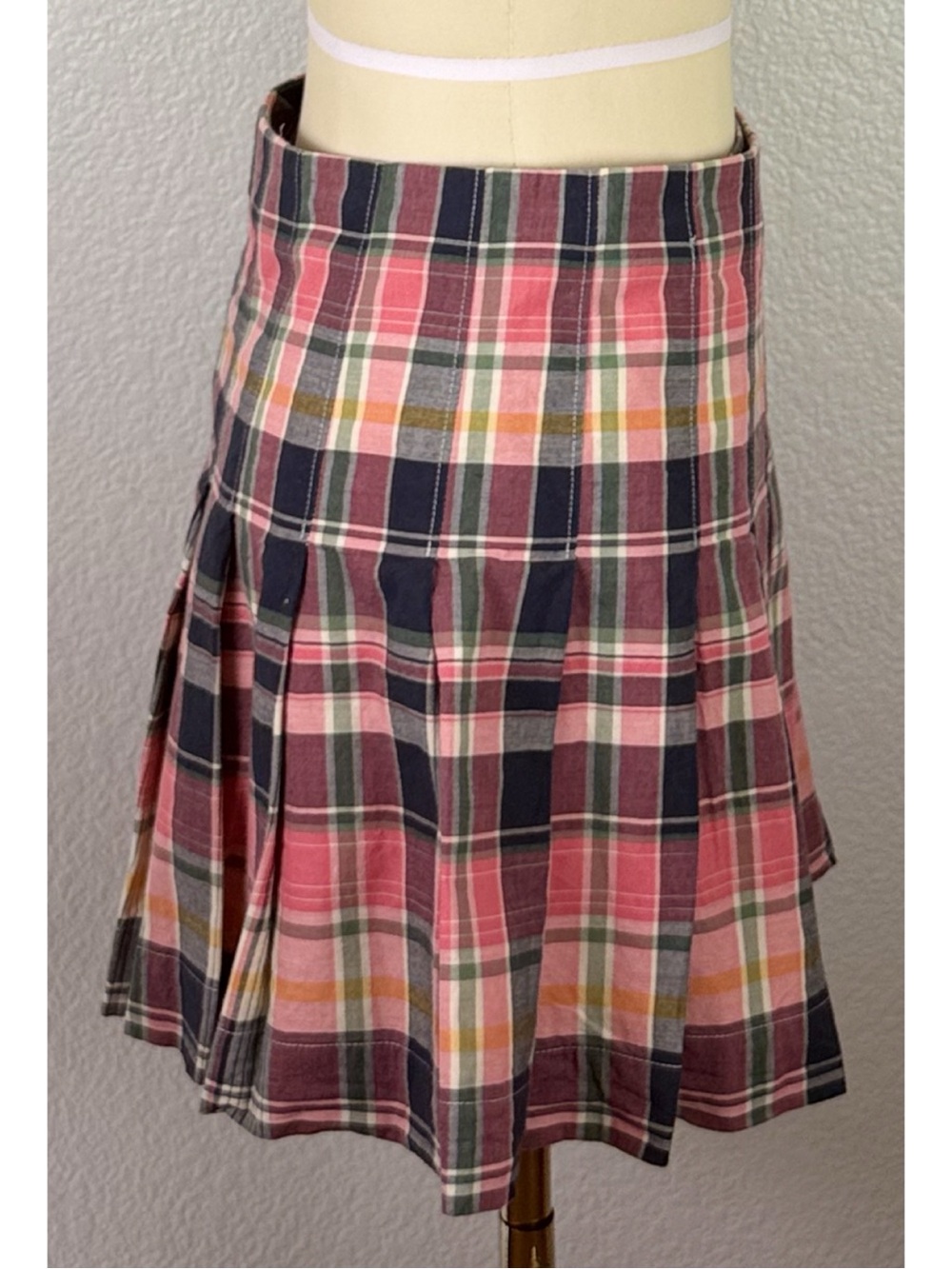 Ralph Lauren RUGBY Women's RARE Y2K Micro Mini Pleated Skirt with side Buckles - Picture 4 of 12